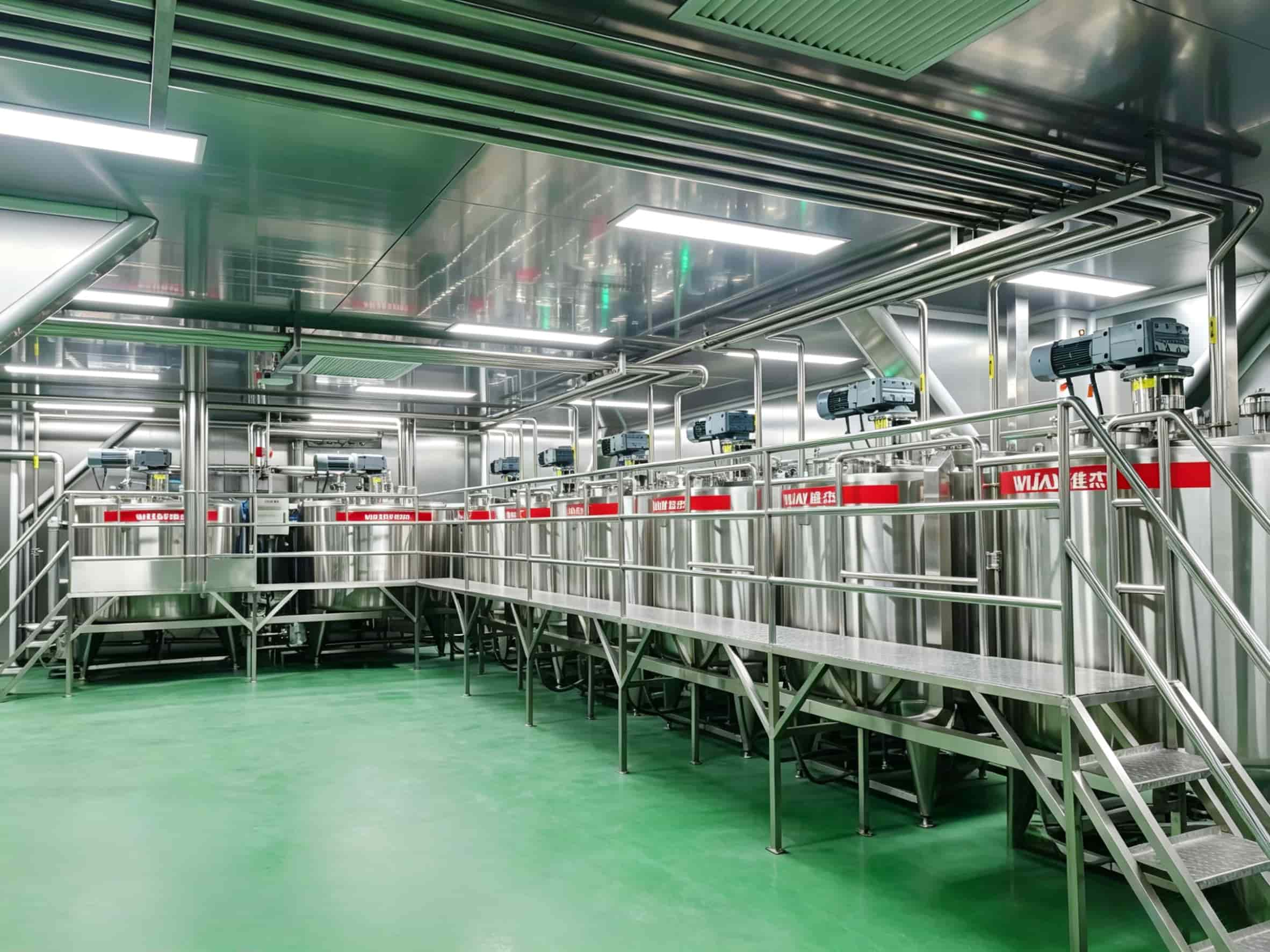 奇滋美馅料车间物料自动化系统